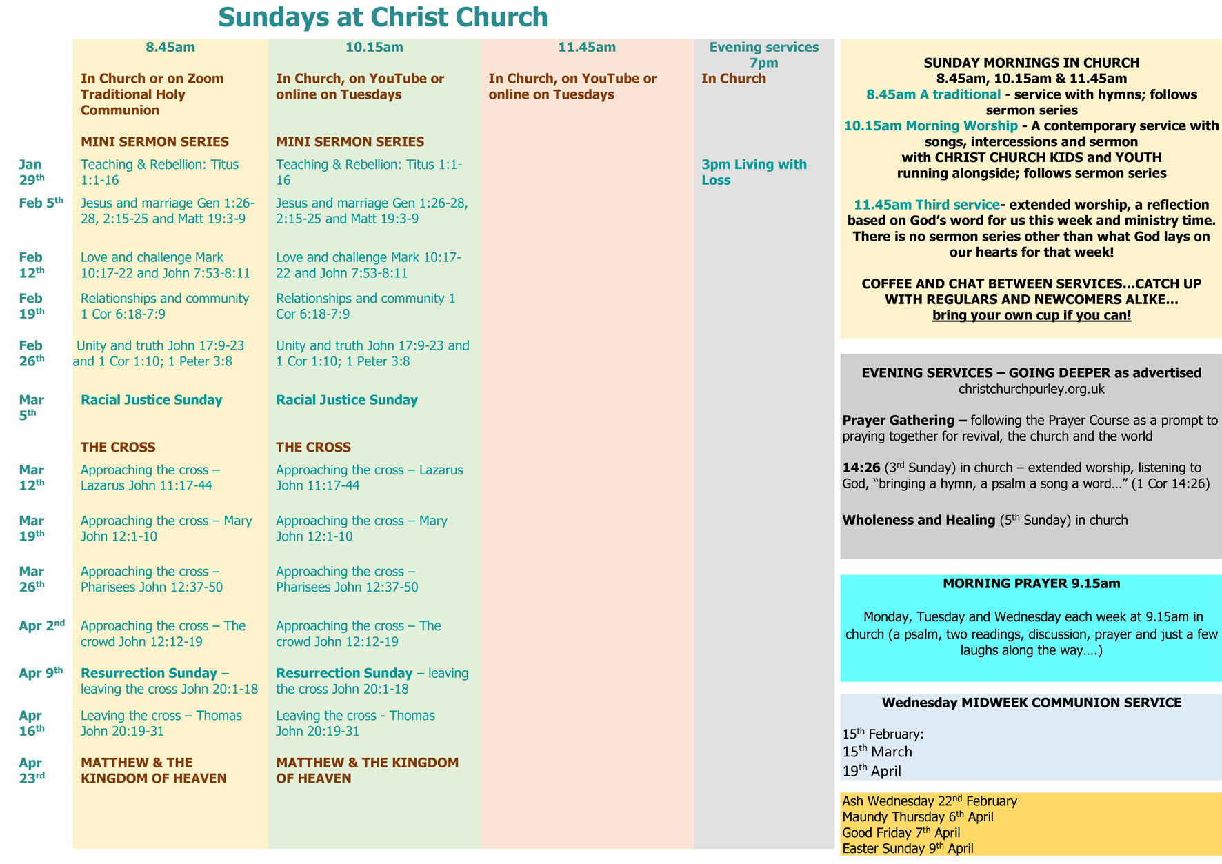 Jan 23 - April 23 service prog